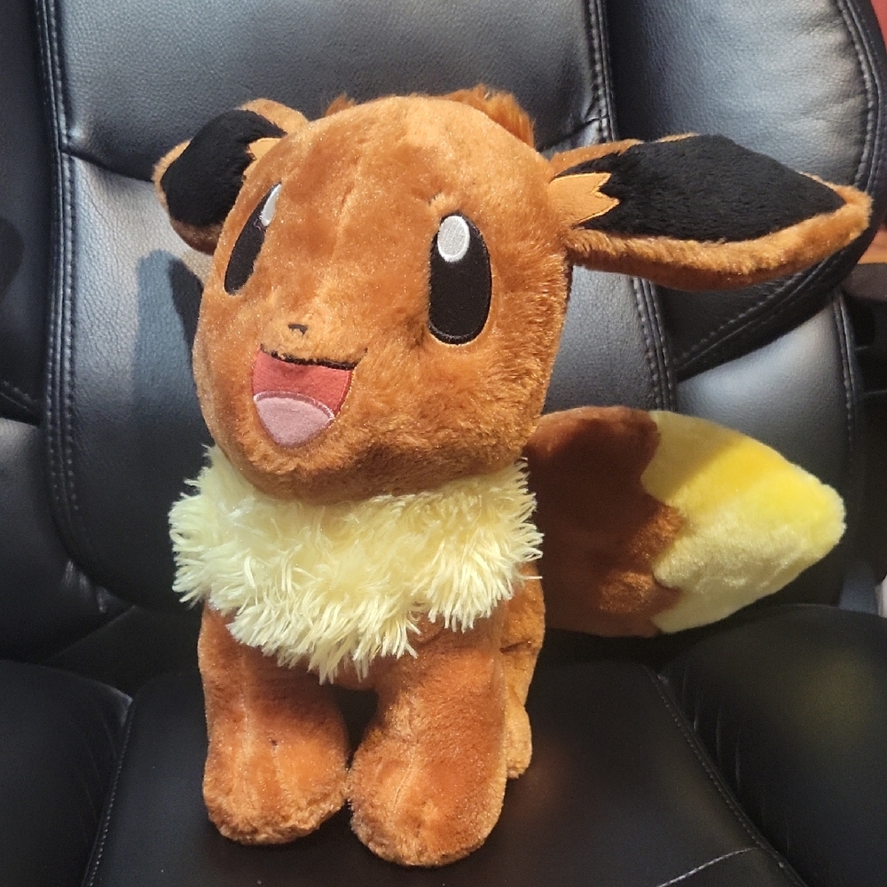 Adorable Brown and Yellow Plush Toy